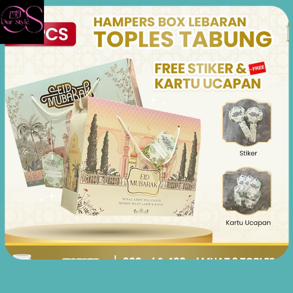 

Lebaran kekinian / 50Pcs Gable Box KotaLebaran Idul Fitri Tali Jinjing/Besar Toples Tabung Kue Kering Idul Fitri / Estetik Finishing Foil (Paket 50Pcs) Muat Toples Tabung (300ml, 400ml : 6 Toples) Atau (500ml, 600ml, 750ml, 800ml Dan 1000ml : 3 Toples)