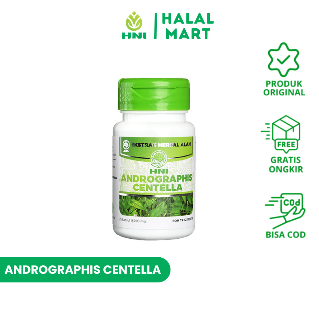 Andrographis Centela HNI HPAI - Herbal Radang Paru , Liver/Hati , Sakit Demam