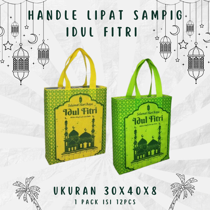 

Tas lebaran 4 sisi ( 12pcs) ukuran 30x40 tas lebaran printing,tas hampers tas berbagi
