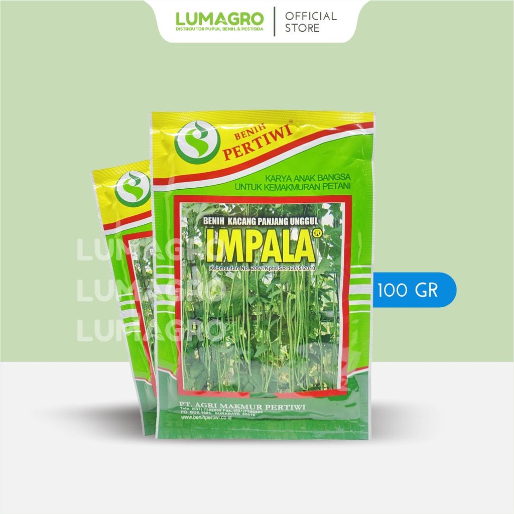 Benih Kacang Panjang Impala 100gr Bibit Unggul Anti Virus