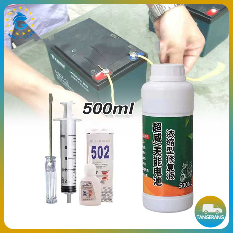 500ml Cairan Perbaikan Baterai Cairan Perbaikan Aki Jual Cairan Elektrolit Aki Kering Cairan Perbaik