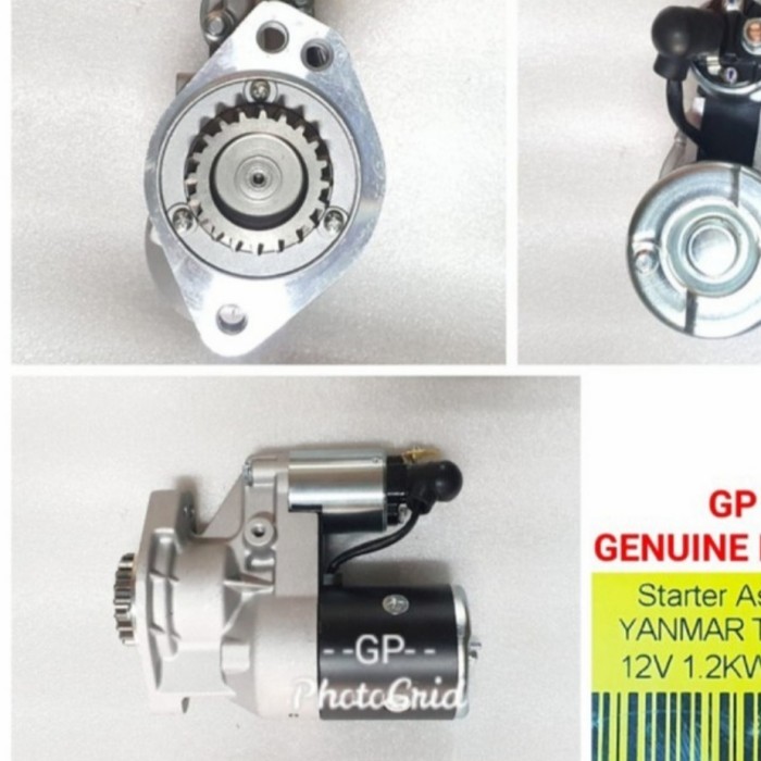 Baru Dinamo Starter Stater Hitachi Yanmar TS230 TS-230 105100-77011 12V 20T Termurah