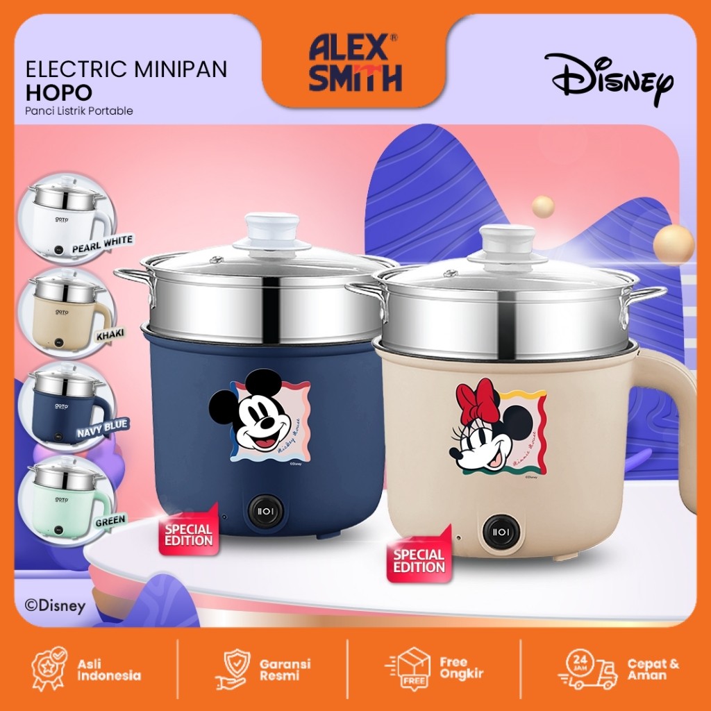 Goto Hopo Electric Frypan Panci Listrik Portable Fry Pan