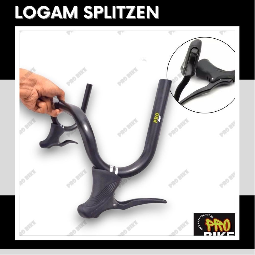 PROMO Paket Stang Sepeda Balap STandar 25,4mm / Stang Sepeda Dropbar FIxie Balap Roadbike / Handle R