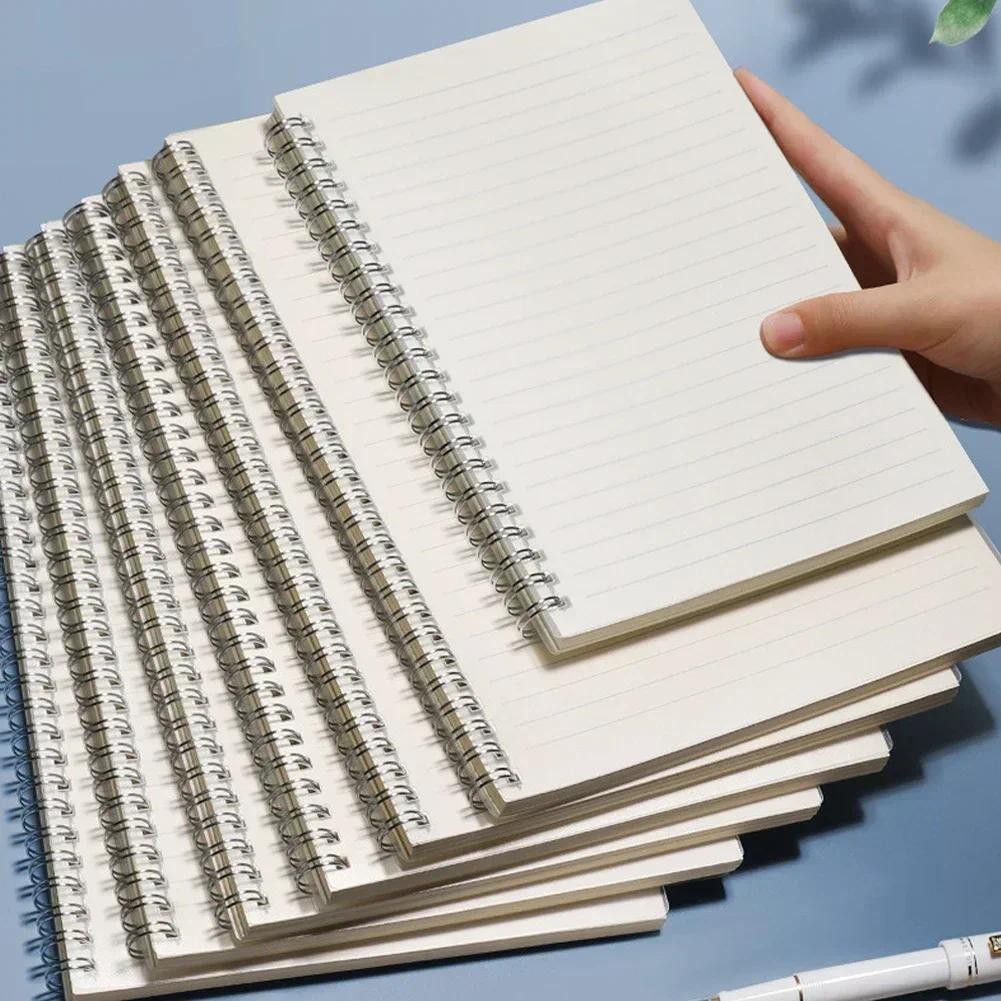

A4 B5 A5 A6 Spiral Book 80 Sheets Coil Notebook To-Do Lined Paper Journal Diary Sketchbook for School Supplies Stationery