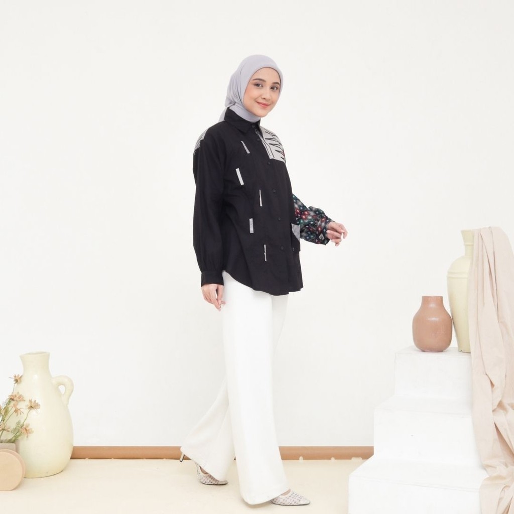 Mb Simbuu Official - Blouse Wanita Dewasa Kekinian Terbaru Oversize SB-031 Dazzle Casual Daily