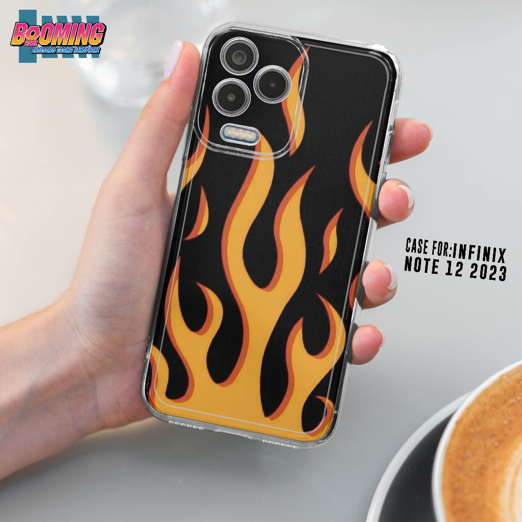 Case Infinix Note 12 2023 Casing Infinix Note 12 2023 Motif [API] Booming Case Softcase Premium - Ca