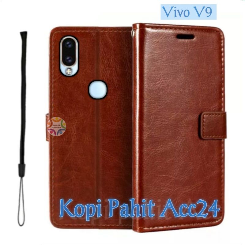 Case Untuk Hp Vivo V9 Y85 Vivo 1723 1726 1727 1729 Flip Cover Wallet Sarung Hp Casing Dompet Flip Ma