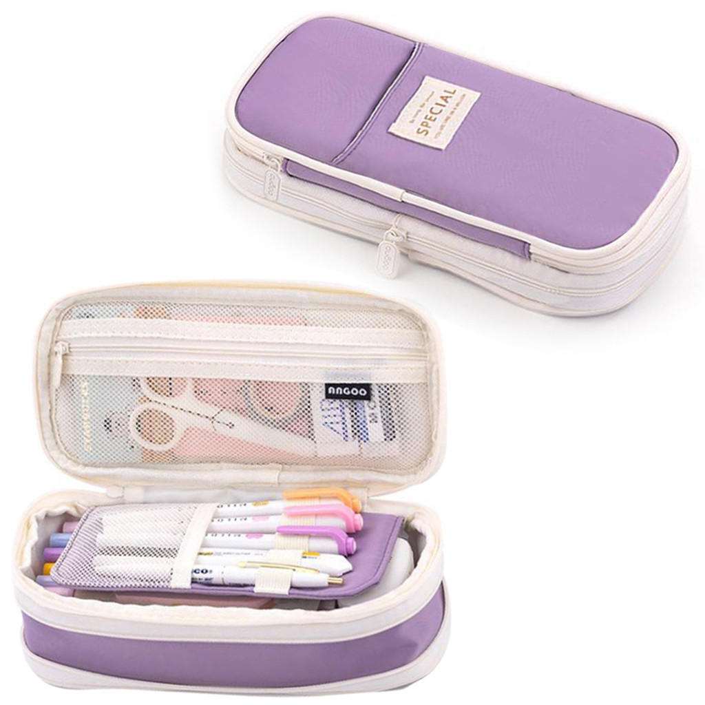 

【Dotding】Kotak Pensil Angoo Kawaii Tempat Pensil Kapasitas Besar Tempat Pensil untuk Anak Perempuan Kantor Perlengkapan Sekolah Organizer Alat Tulis Siswa Q033