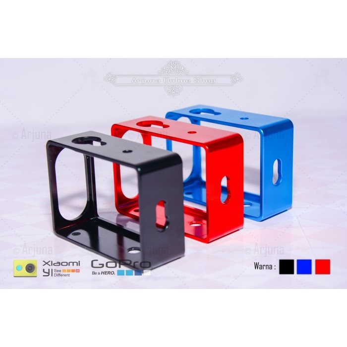 AMERT Aluminium Side Frame Untuk Xiaomi Yi. (ACC012)