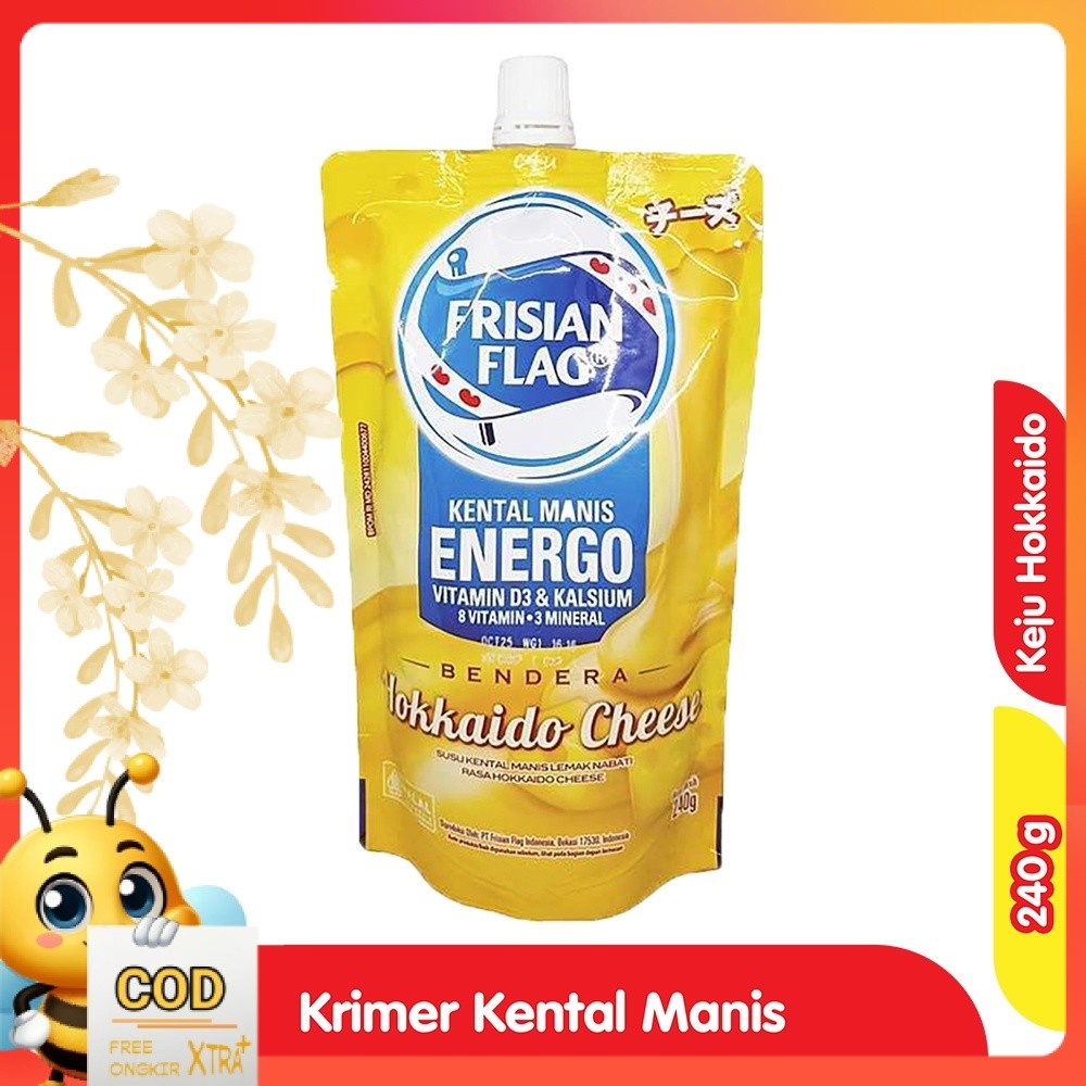 

Frisian Flag Krimer Kental Manis Hokkaido Cheese Pouch 240 g
