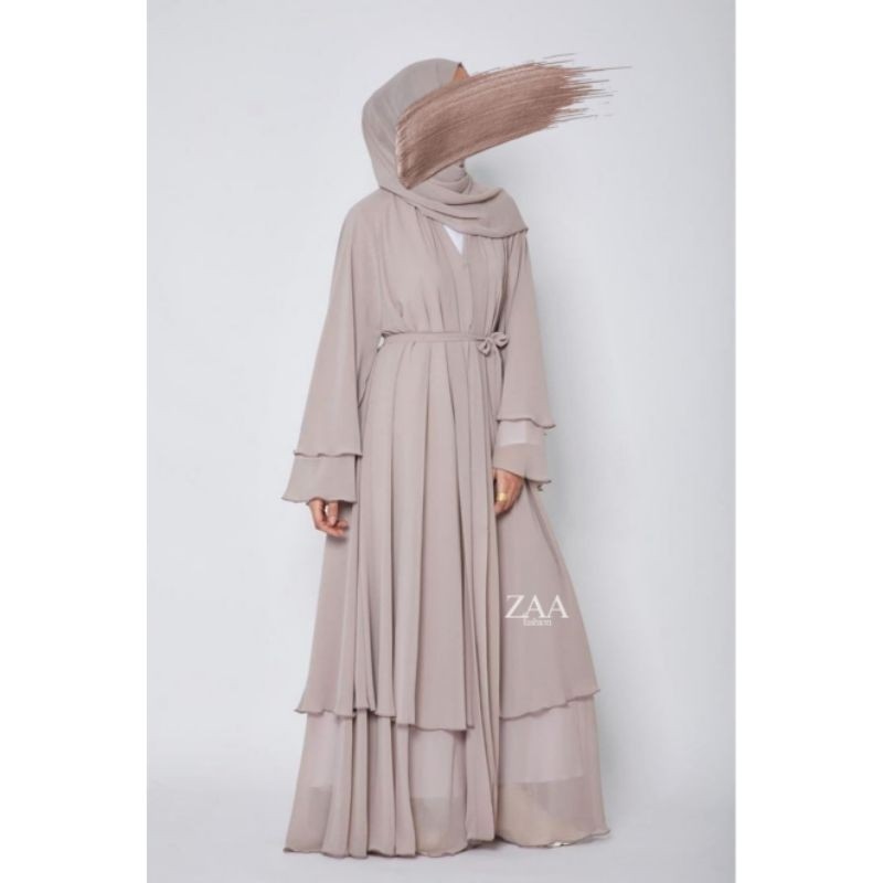 Zaafashion - Abaya Outer 2 Layer VOL 1 | Gamis Outer (warna lain cek vol 2 & 3) | Abaya Turki Long O