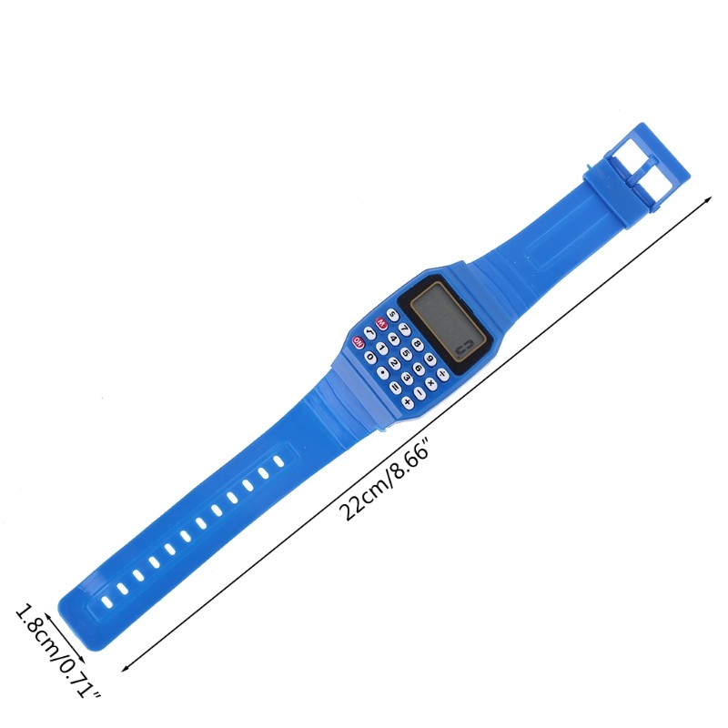 

Fad Children Silicone Date Multi-Purpose Kids Electronic Calculator Wrist Watch