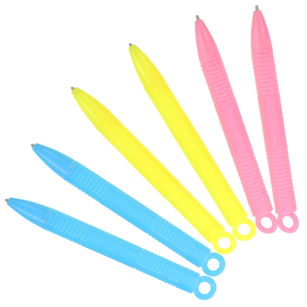 

6 Pcs Magnetic Drawing Board Pen Pencils for Kids Classroom Prizes Craft Supplies Pens Toys