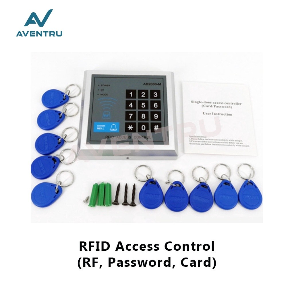 Mesin RFID Access Control System Akses Control Access Door Lock Controller Alat Tap Kunci Pintu Door