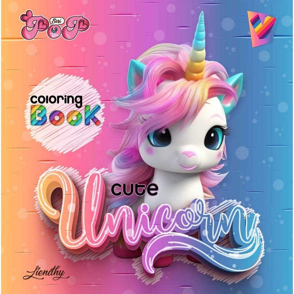 

Gramedia Jambi - Coloring Book Cute Unicorn
