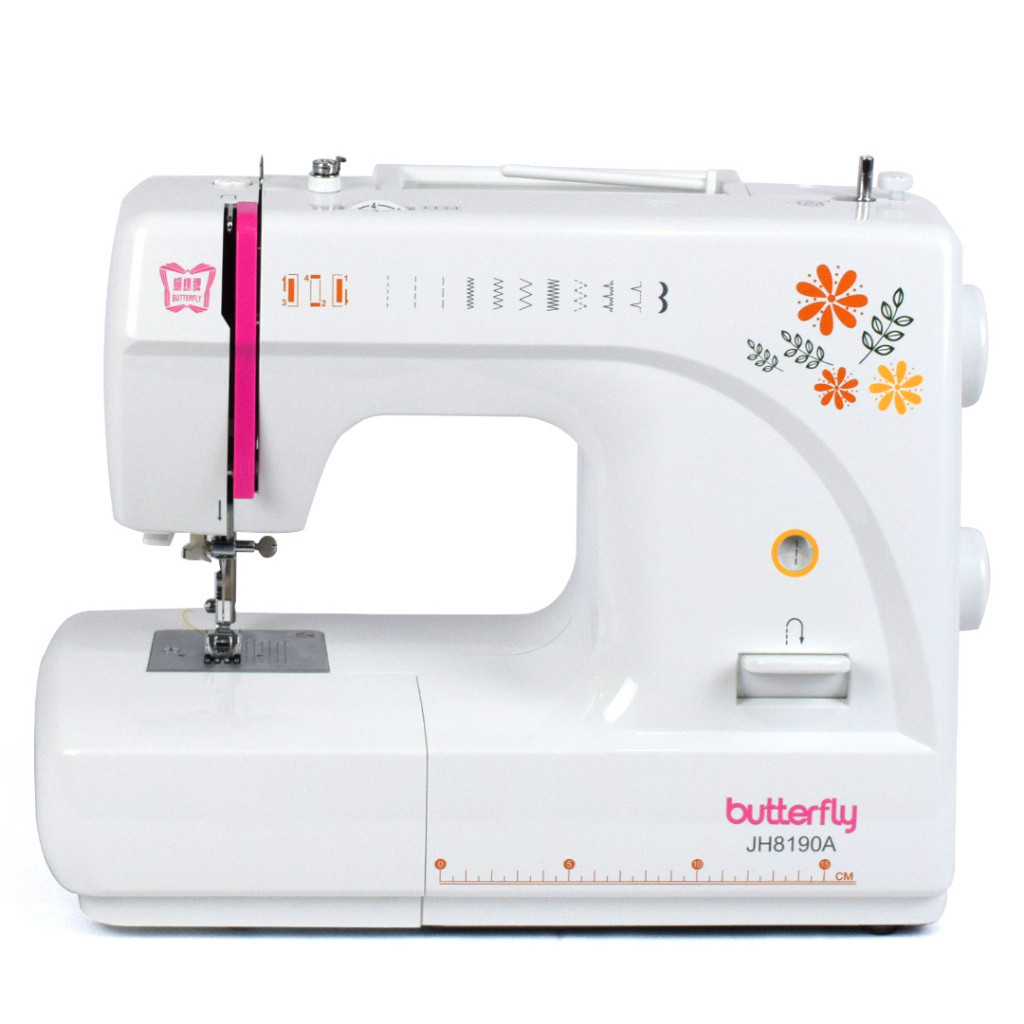 PROMO Mesin Jahit BUTTERFLY JH8190A / JH 8190A Portable Multifungsi