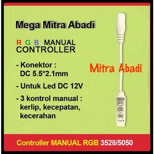 Driver RGB Manual Jack DC Controller