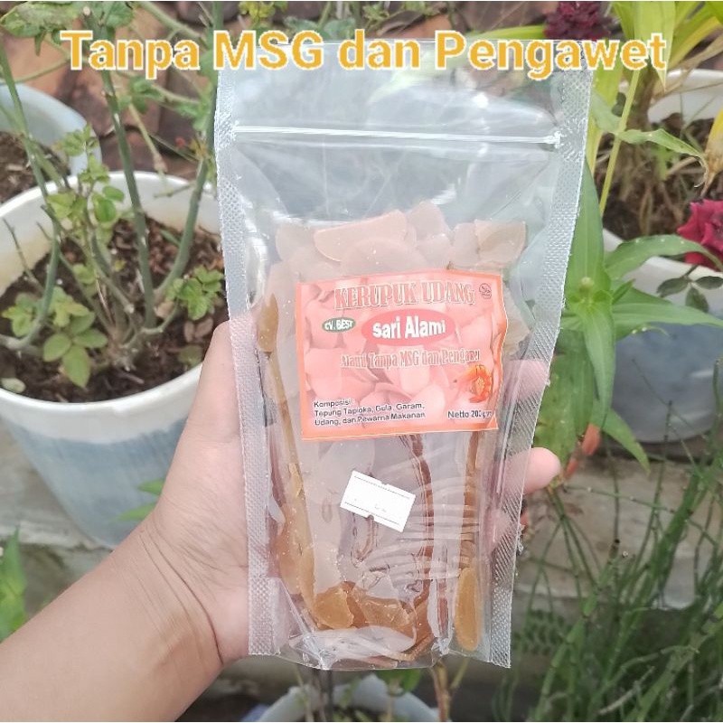 

KERUPUK UDANG SARI ALAMI 200GR TANPA MSG & PENGAWET