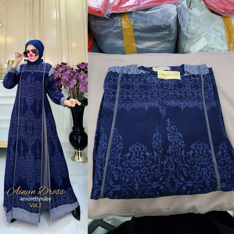 Ainun dress Amore by Ruby / Ainun dress gamis amore by ruby