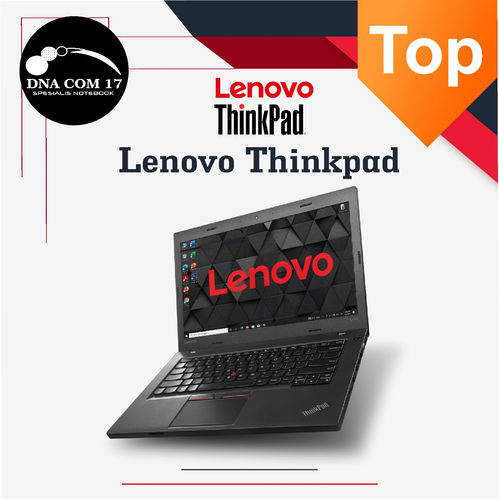 Laptop Lenovo Thinkpad Core i5 | RAM 8GB | SSD 256GB | Mulus / Original / Berkualitas / Bergaransi