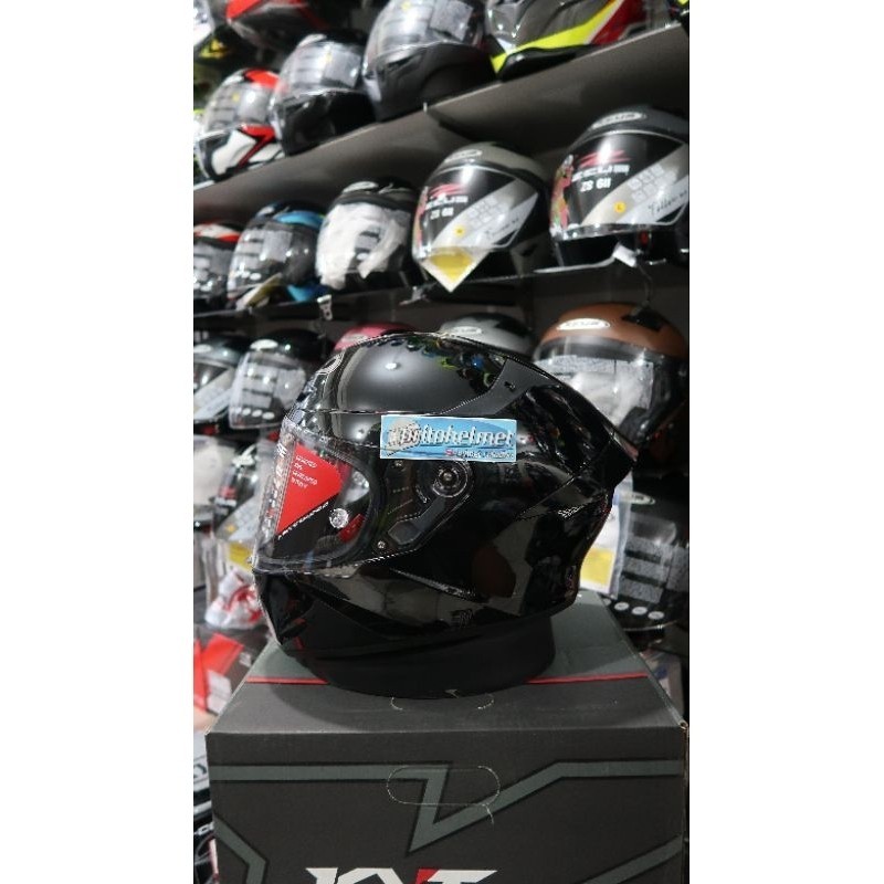 KYT TT Course Black Metalic/Glossy