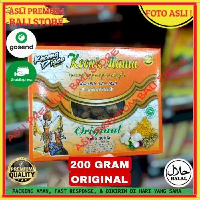 

OLEH OLEH MAKANAN CEMILAN CAMILAN SNACK KULINER KHAS ASLI ORI ORIGINAL BALI KACANG DISCO 200 GRAM GR