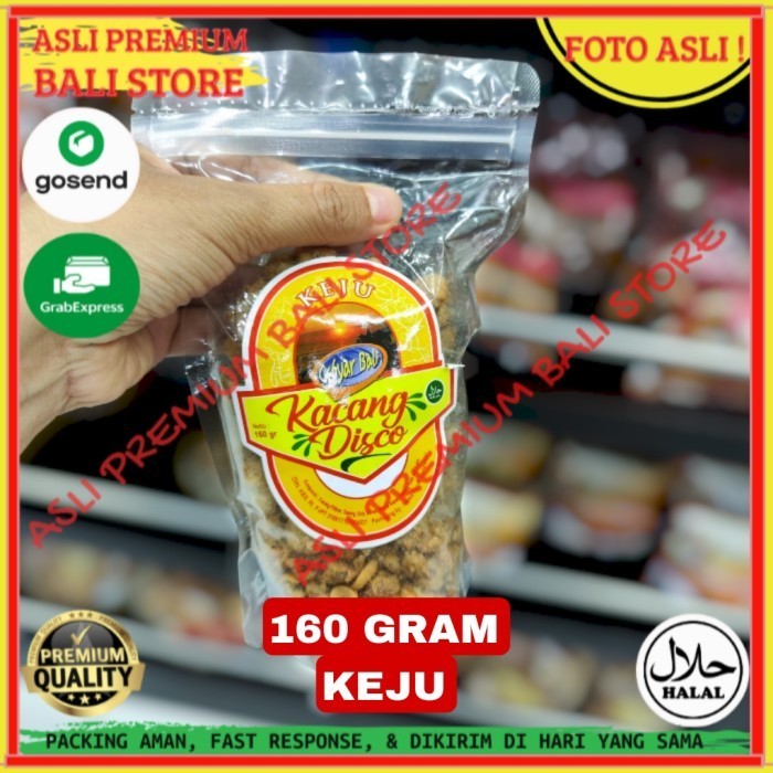 

OLEH OLEH MAKANAN CEMILAN CAMILAN SNACK KULINER KHAS ASLI ORI ORIGINAL BALI KACANG DISCO KEJU 160 GR GRAM