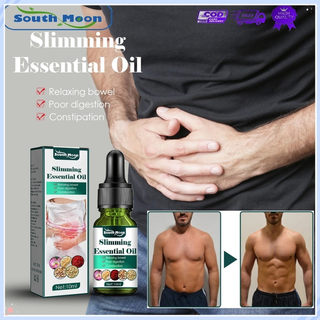 South Moon Slimming Essential Oil Body Care Tummy Slimming Cleaning And Draining Oil Bentuk Tubuh Pe