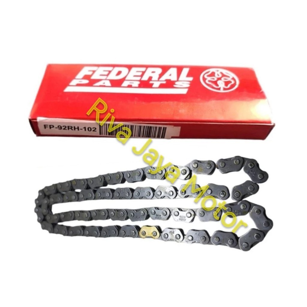 Rantai Keteng Kamprat Mesin 100L 102L Tiger Megapro GL Neotech Cb Series Original Federal Astra Part