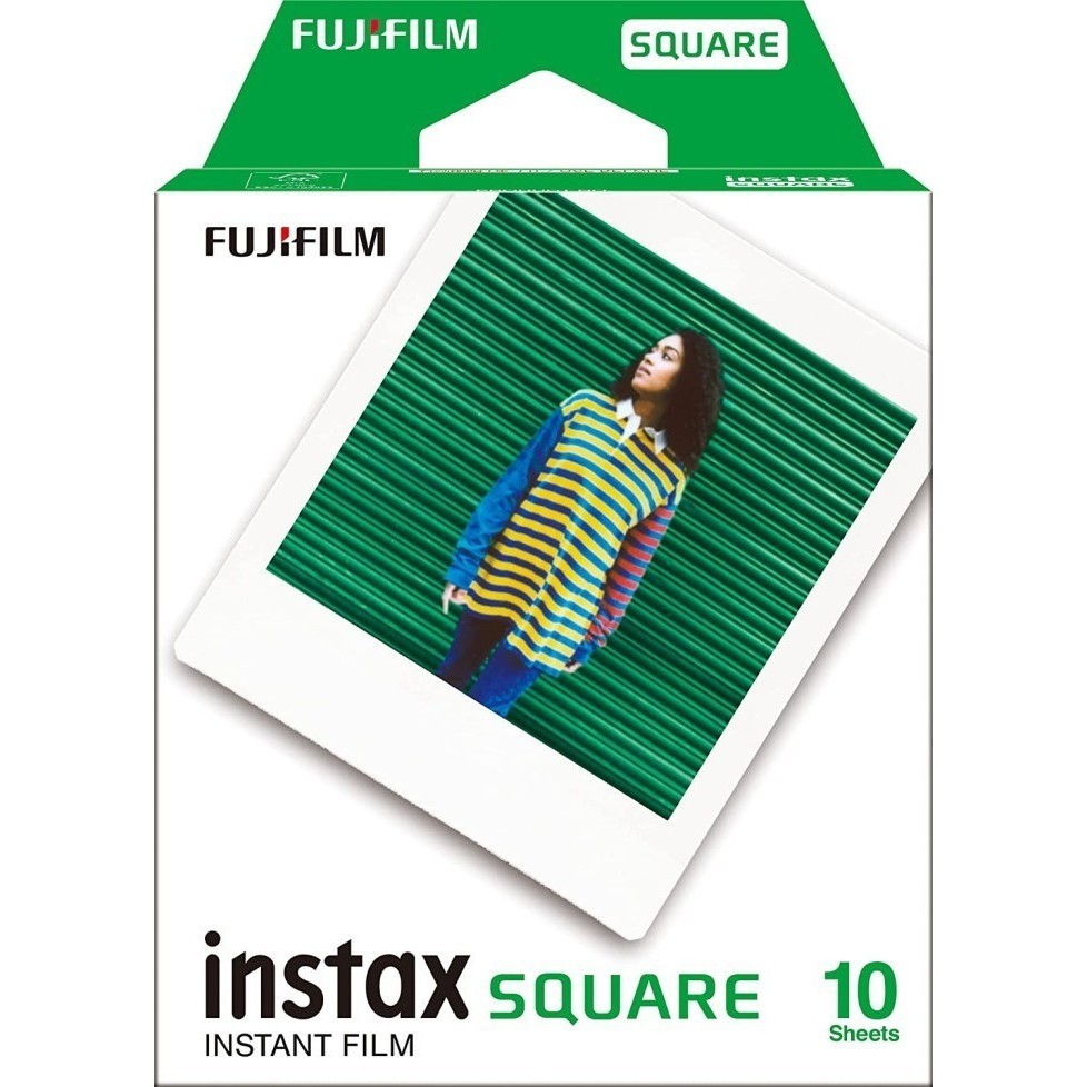 promo ✨ -Fujifilm Instax Square Instant Film Expired 01 2025 - 10 Sheet