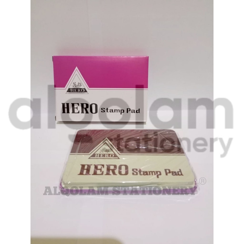 

SATUAN ( 1 PCS ) Stamp Pad Hero Kecil Bak Stempel Bantalan Stempel Hero Kecil E2460