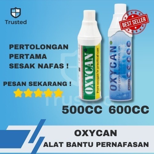Oxycan Green Kaleng Oksigen Portable Tabung Oksigen Portable