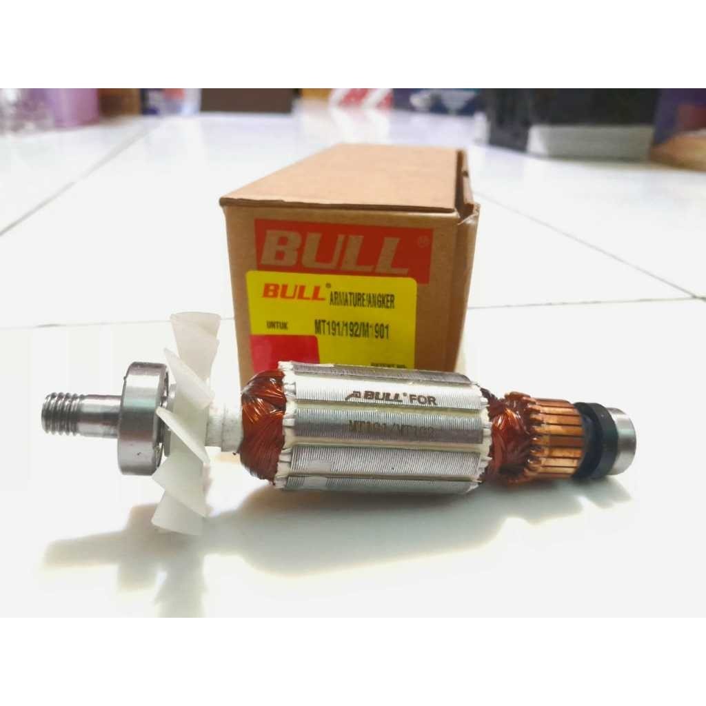 GN74RV Armatur Planer Merek BULL untuk Maktec MT191 MT192 M1901 Angker Mesin Serut Pasah