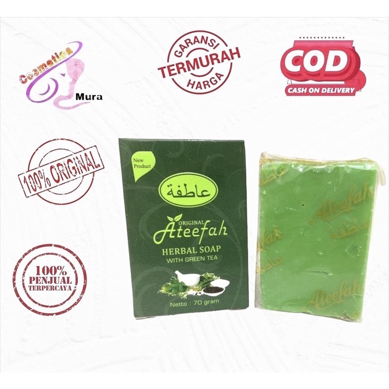 , **ATEEFAH HIJAU NALPAMARA **             [ BPOM ]ORIGINAL GARANSI - NALPAMARA SOAP ATEEFAH / SABUN
