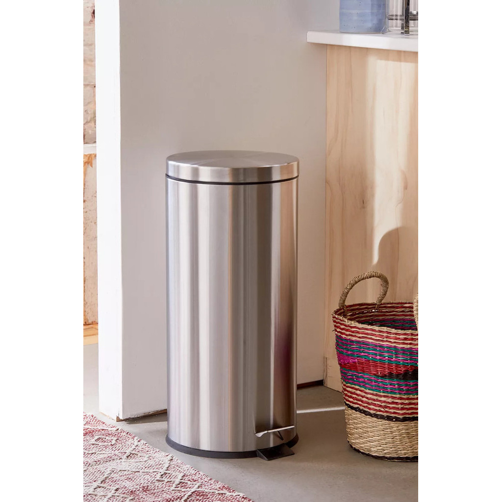 Tempat Tong Sampah Injak Pedal Bin 30 Liter Krisbow - Stainless