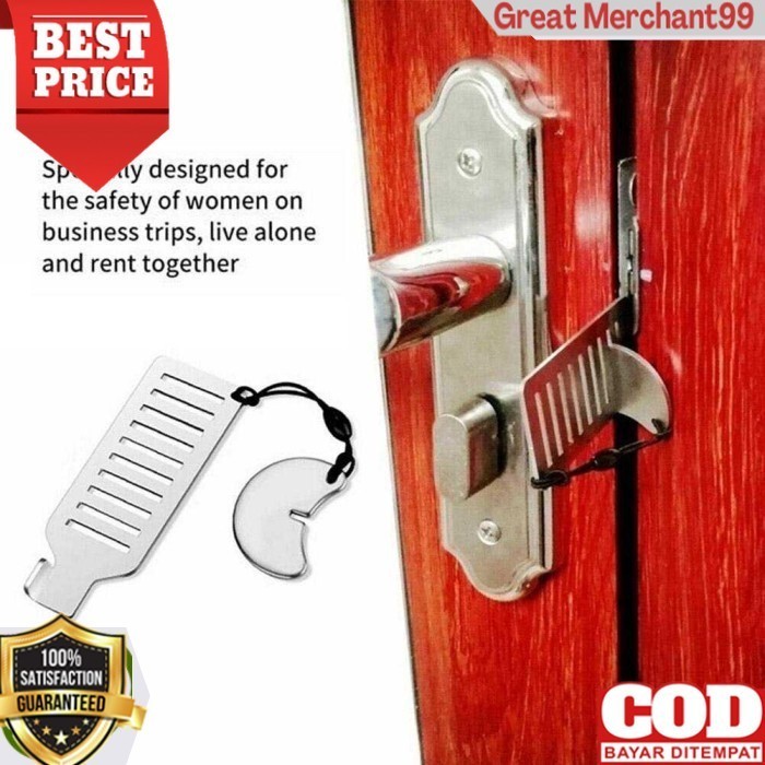 

ANTI LONDRO - Kunci Pintu Portable Anti Lockpick Door ORIGINAL G9