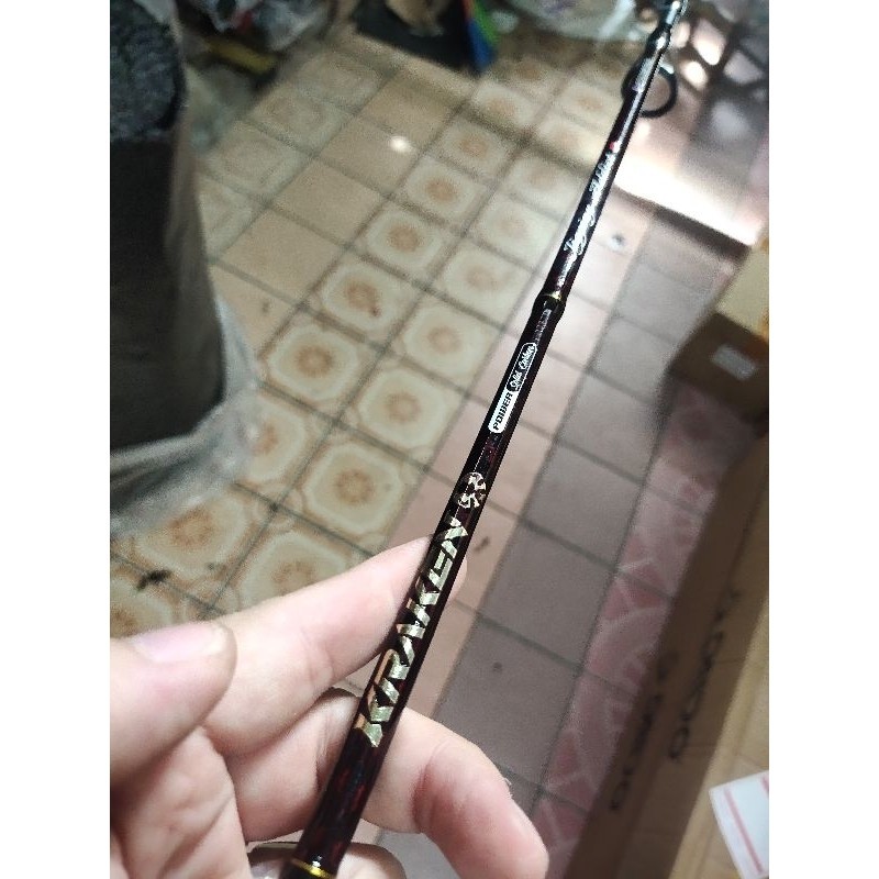 ujung joran Daido kraken jigging carbon bahan carbon solid