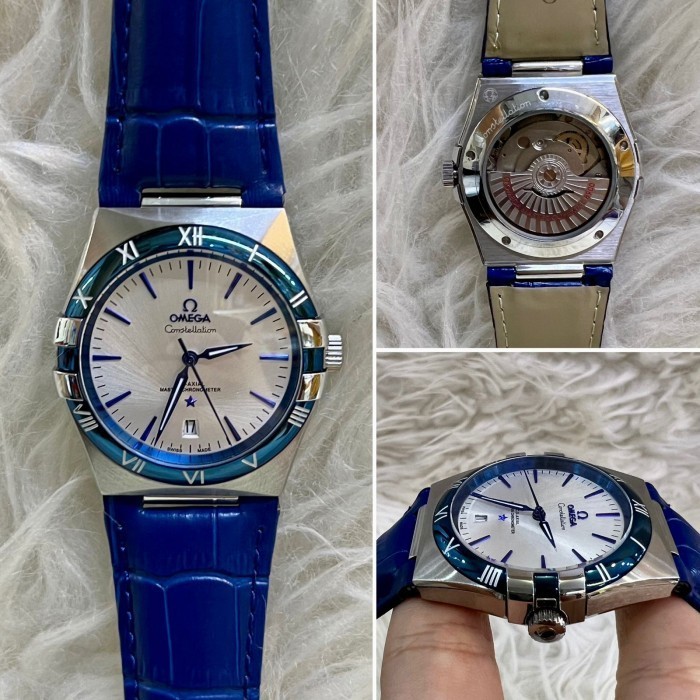 JAM TANGAN PRIA OMEGA SEMASTER MEWAH AUTOMATIC JAPAN SUPER GRADE AAA ANTI BADAI  #omega762