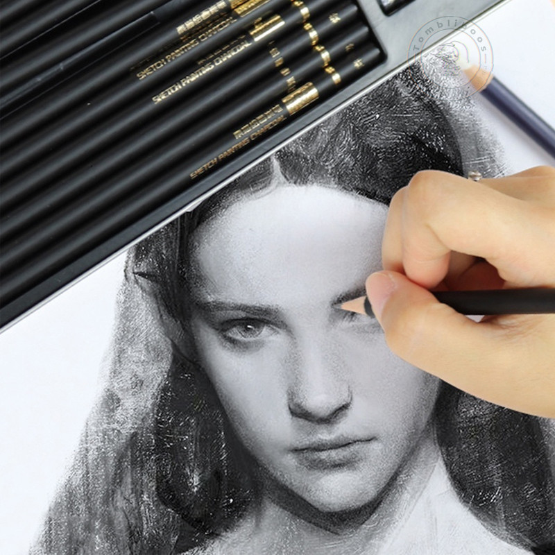 

ATH 29pcs/Set Lukis Sketsa Lengkap Paket Drawing Pencil Gambar Metal Tin Box Pensil Gambar