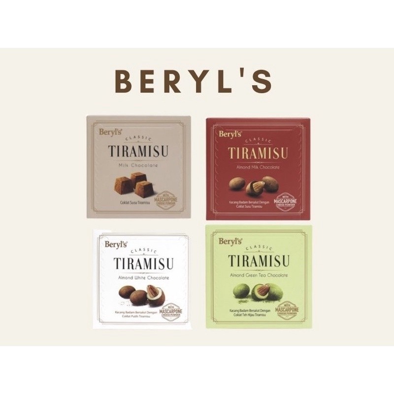 

Beryl’s Tiramisu Chocolate 65g Malaysia | READY 25 MAY '24