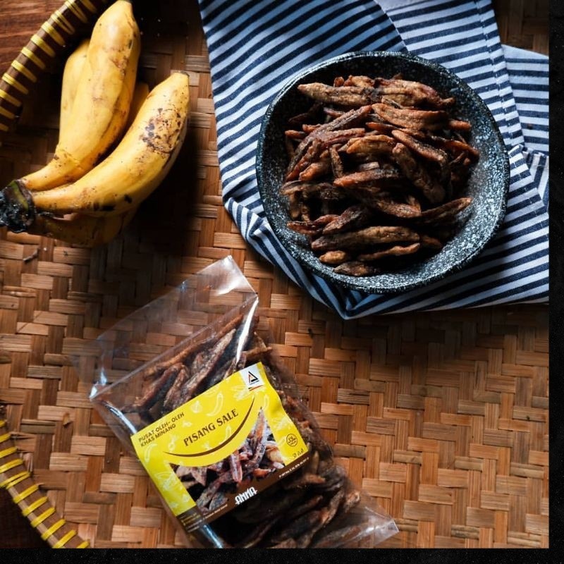 

Pisang Sale Coklat 200 gr Cemilan Khas Kuliner Minang