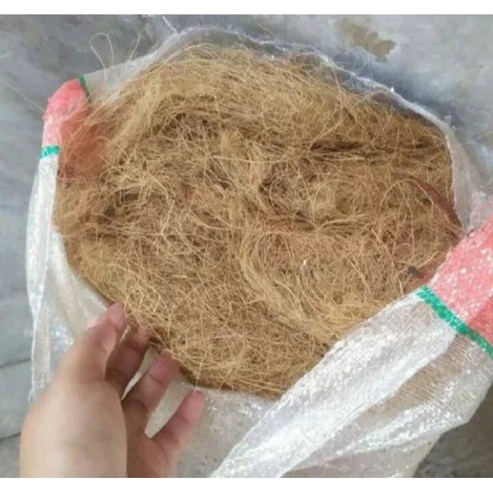 cocofiber serabut sabut kelapa 1 kg media tanam / sarang burung / kerajinan tangan