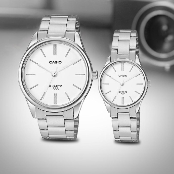 Jam Tangan Cauple Csio Strap Rantai Stainless - Hitam, cauple