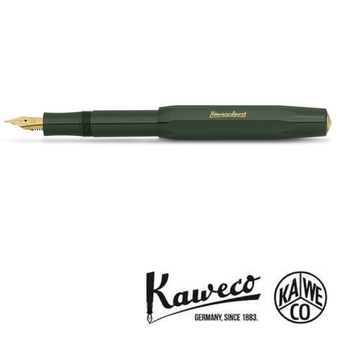 

KAWECO Sport Fountain Pen - Classic Series - Green, Fine