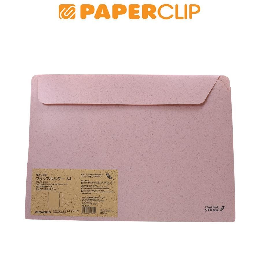 

CLEAR SLEEVES A4 SWORLD ECOLOGY FILE SERIES CB3494 PINK