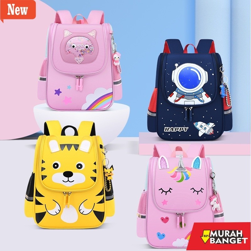 Tas laptop pria terviral- CN7851 Tas Ransel Anak Sekolah Tas Anak Waterproof anti air Tas Anak laki 