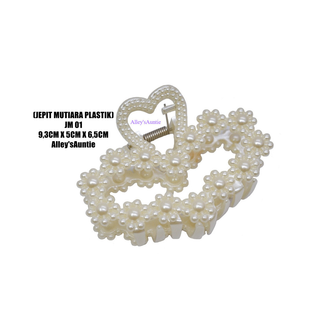 JEPITAN RAMBUT MUTIARA BESAR JEDAI MUTIARA KOREA PREMIUM IMPOR PEARL CLAW CLIP LUCU CANTIK HAIR CLIP