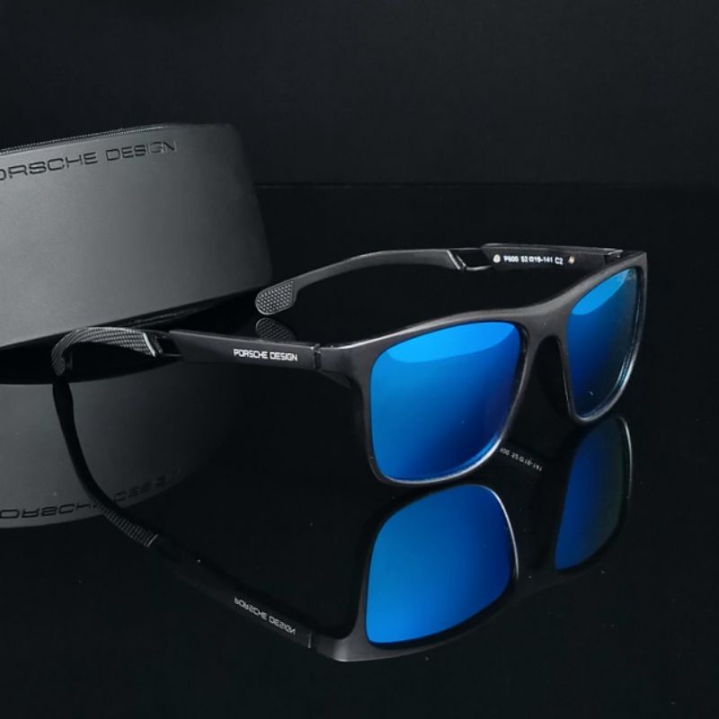 KACAMATA HITAM PORSCHE P600 POLARIZED ANTISILAU FRAME POLYCARBONATE LS_shop