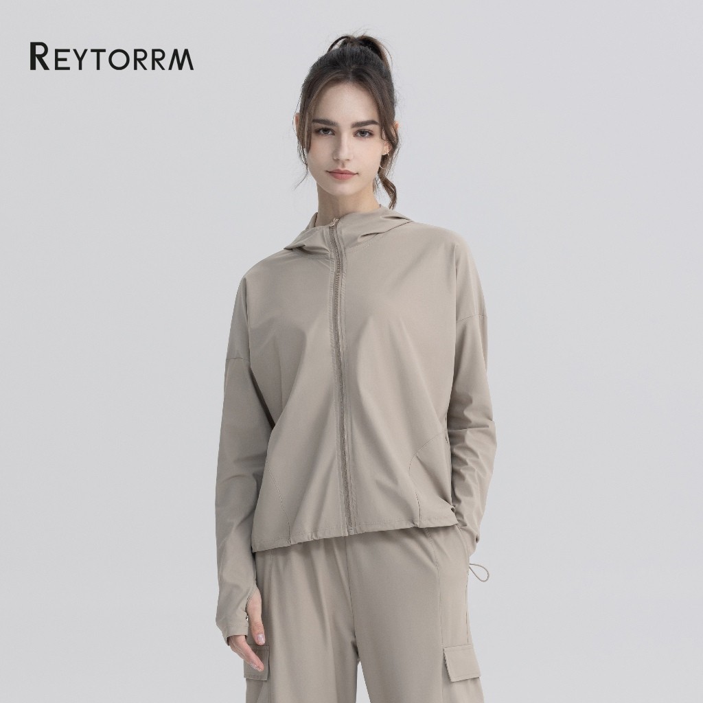 Reytorrm Jaket Olahraga Wanita Jaket Anti UV UPF50+ WT006